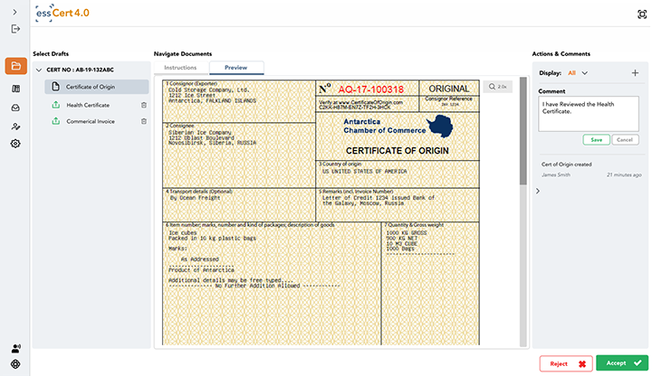 Chambers Submission Form