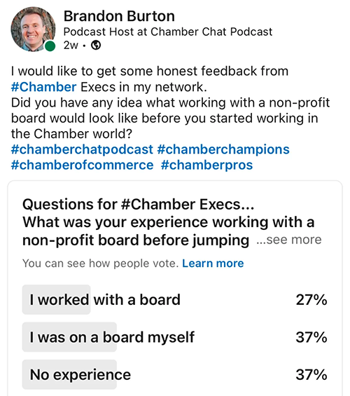 Chamber survey